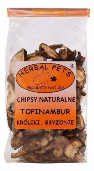 HERBAL PETS Chipsy naturalne 75g smak: topinambur