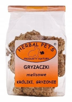 HERBAL PETS Gryzaki melisowe królik, gryzonie 140g