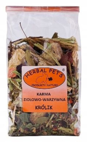 HERBAL PETS Karma zioło-warzywna dla królika 150g