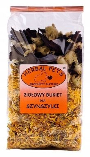 HERBAL PETS Ziołowy bukiet dla szynszylki 100g