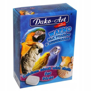 DAKO-ART Duże wapno z muszelkami dla ptaków