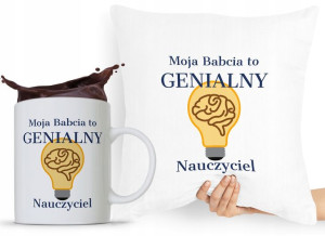 Zestaw Poduszka + Kubek Dzień Babci Dla Babci