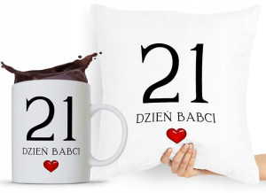 Zestaw Poduszka + Kubek Dzień Babci Dla Babci