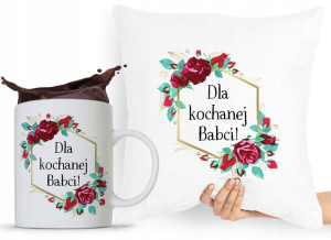 Zestaw Poduszka + Kubek Dzień Babci Dla Babci