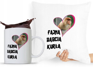 Zestaw Poduszka + Kubek Dzień Babci Dla Babci