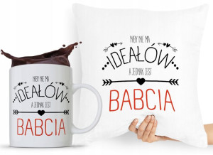 Zestaw Poduszka + Kubek Dzień Babci Dla Babci