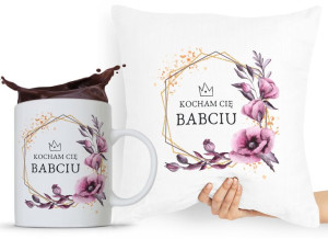 Zestaw Poduszka + Kubek Dzień Babci Dla Babci