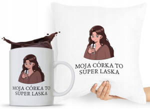 Zestaw Poduszka + Kubek Dzień Dziecka Dla Córki
