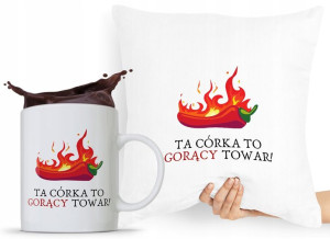 Zestaw Poduszka + Kubek Dzień Dziecka Dla Córki