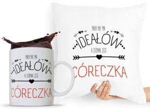 Zestaw Poduszka + Kubek Dzień Dziecka Dla Córki