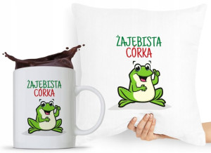 Zestaw Poduszka + Kubek Dzień Dziecka Dla Córki