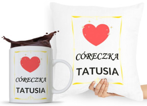 Zestaw Poduszka + Kubek Dzień Dziecka Syna Córki