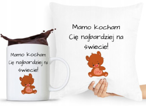 Zestaw Poduszka + Kubek Dzień Mamy Dla Mamy Matki