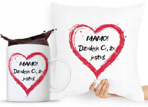 Zestaw Poduszka + Kubek Dzień Mamy Dla Mamy Matki