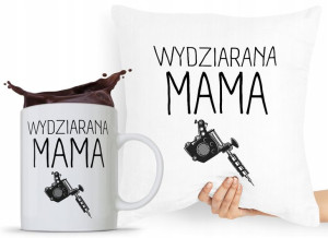 Zestaw Poduszka + Kubek Dzień Mamy Matki Prezent