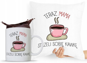 Zestaw Poduszka + Kubek Dzień Mamy Matki Prezent