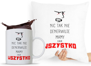 Zestaw Poduszka + Kubek Dzień Mamy Matki Prezent