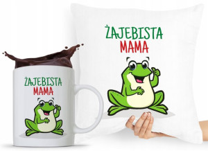 Zestaw Poduszka + Kubek Dzień Mamy Matki Prezent