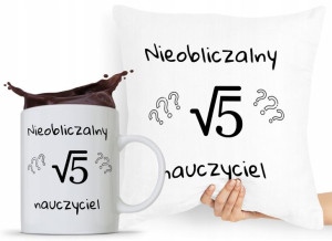 Zestaw Poduszka + Kubek Dzień Nauczyciela Prezent