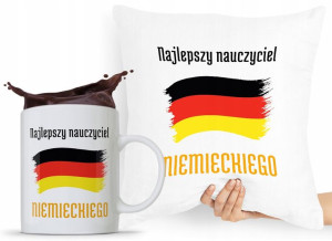 Zestaw Poduszka + Kubek Dzień Nauczyciela Prezent