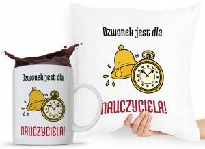 Zestaw Poduszka + Kubek Dzień Nauczyciela Prezent