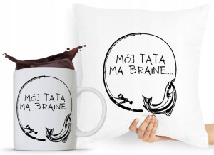 Zestaw Poduszka + Kubek Dzień Taty Tatusia Prezent