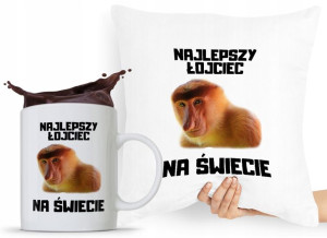 Zestaw Poduszka + Kubek Dzień Taty Tatusia Prezent
