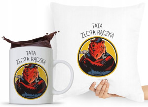 Zestaw Poduszka + Kubek Dzień Taty Tatusia Prezent