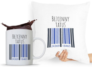 Zestaw Poduszka + Kubek Dzień Taty Tatusia Prezent