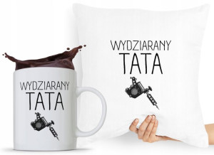 Zestaw Poduszka + Kubek Dzień Taty Tatusia Prezent