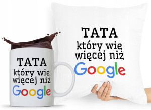 Zestaw Poduszka + Kubek Dzień Taty Tatusia Prezent
