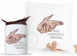 Zestaw Poduszka + Kubek Kosmetyczki Makijażystki