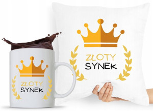 Zestaw Poduszka + Kubek Na Dzień Dziecka Dla Syna