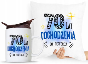 Zestaw Poduszka + Kubek Na Urodziny 70 70te 70-te