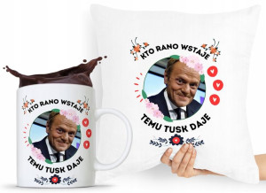 Zestaw Poduszka + Kubek Po Platforma Donald Tusk