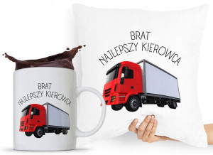 Zestaw Poduszka + Kubek Prezent Brata Braciszka
