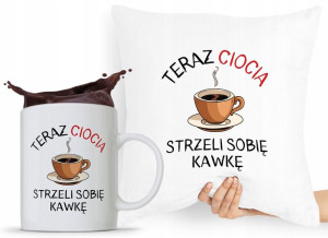Zestaw Poduszka + Kubek Prezent Dla Cioci