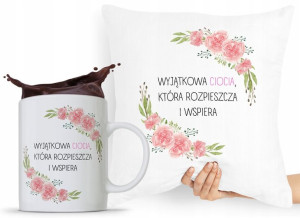Zestaw Poduszka + Kubek Prezent Dla Cioci