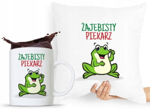 Zestaw Poduszka + Kubek Prezent Dla Piekarza