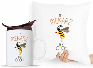 Zestaw Poduszka + Kubek Prezent Dla Piekarza