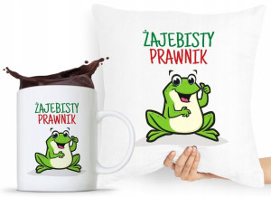 Zestaw Poduszka + Kubek Prezent Dla Prawnika