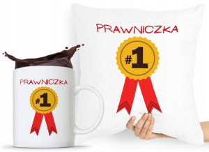 Zestaw Poduszka + Kubek Prezent Dla Prawnika