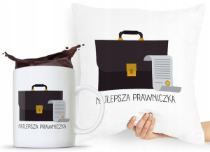 Zestaw Poduszka + Kubek Prezent Dla Prawnika