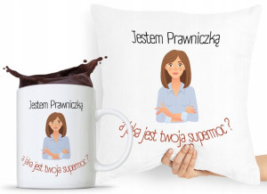 Zestaw Poduszka + Kubek Prezent Dla Prawnika