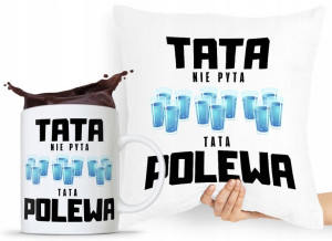 Zestaw Poduszka + Kubek Prezent Dla Taty Ojca