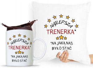 Zestaw Poduszka + Kubek Prezent Dla Trenera