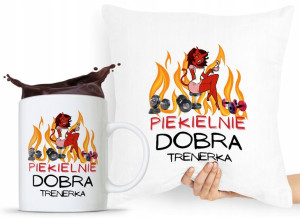 Zestaw Poduszka + Kubek Prezent Dla Trenera