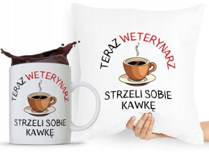 Zestaw Poduszka + Kubek Prezent Dla Weterynarza