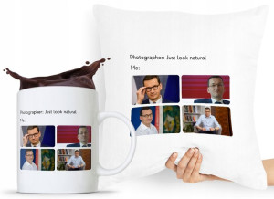 Zestaw Poduszka + Kubek Prezent Mateusz Morawiecki