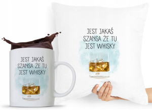 Zestaw Poduszka + Kubek Śmieszny Zabawny Prezent
